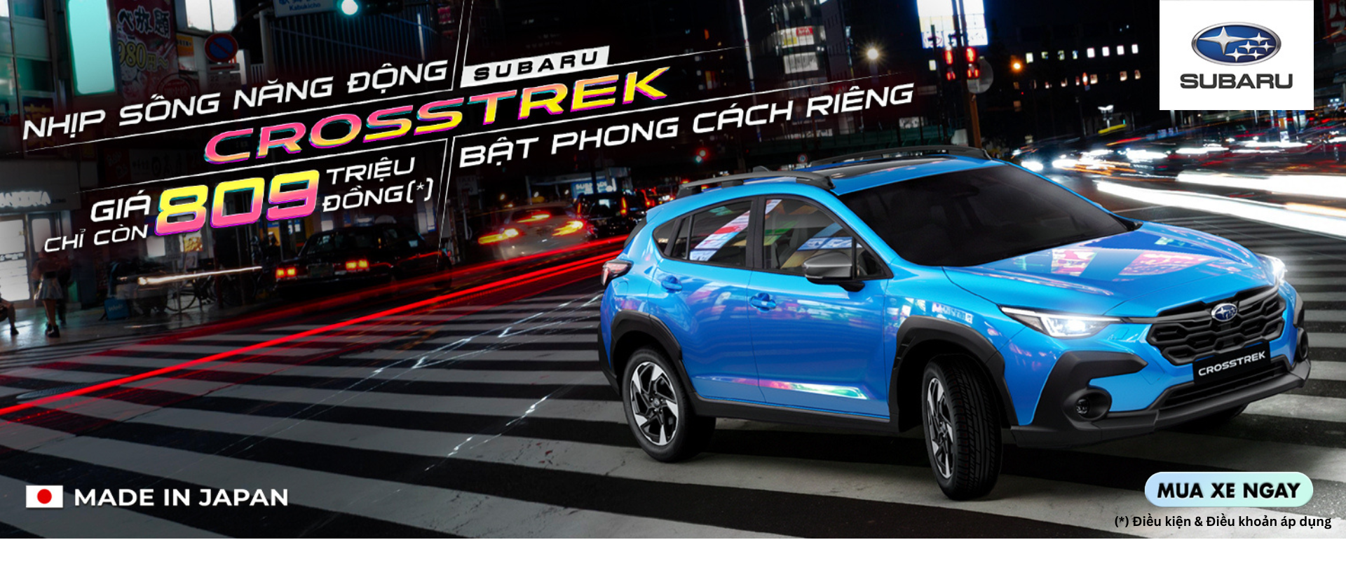 Chương Trình Khuyến Mãi Subaru Crosstrek Tháng 09.2026