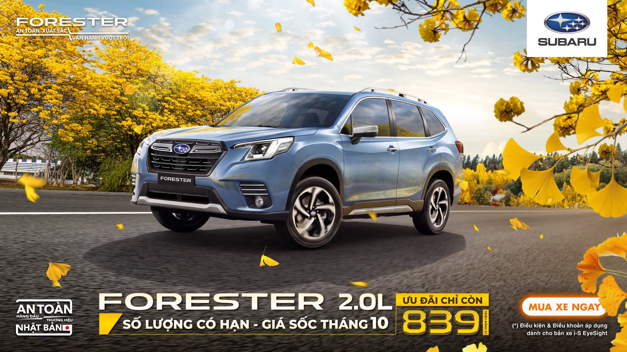 Chương Trình Khuyến Mãi Subaru Tháng 10.2026