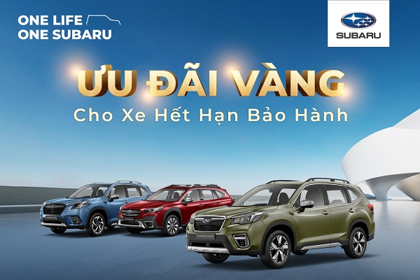 Chương trình khuyến mãi dịch vụ đặc biệt tại Subaru Minh Thanh!