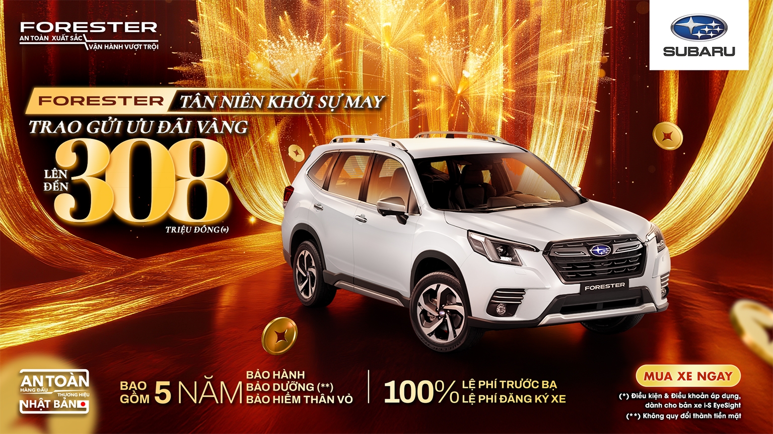 Chương Trình Khuyến Mãi Xe Subaru Forester Tháng 02.2026
