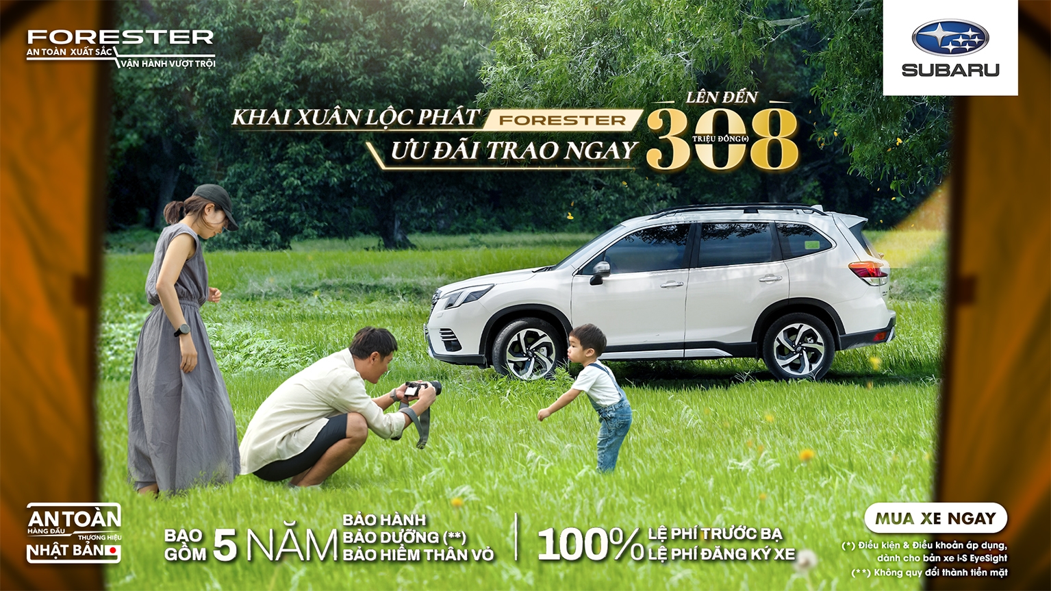 Chương Trình Khuyến Mãi Xe Subaru Forester Tháng 03.2026