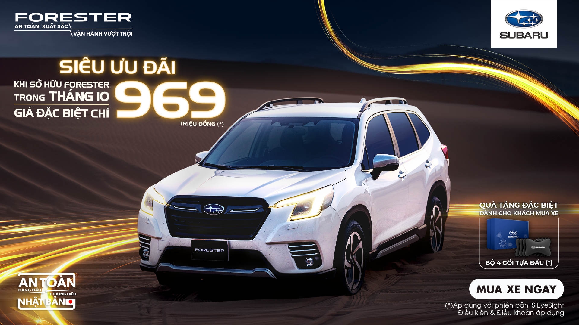 Chương Trình Khuyến Mãi Xe Subaru Forester Tháng 10.2024