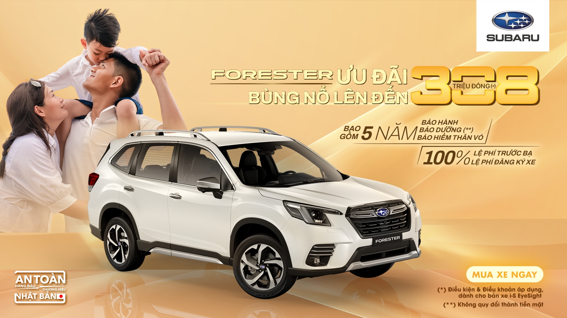 Chương Trình Khuyến Mãi Xe Subaru Forester Tháng 10.2025