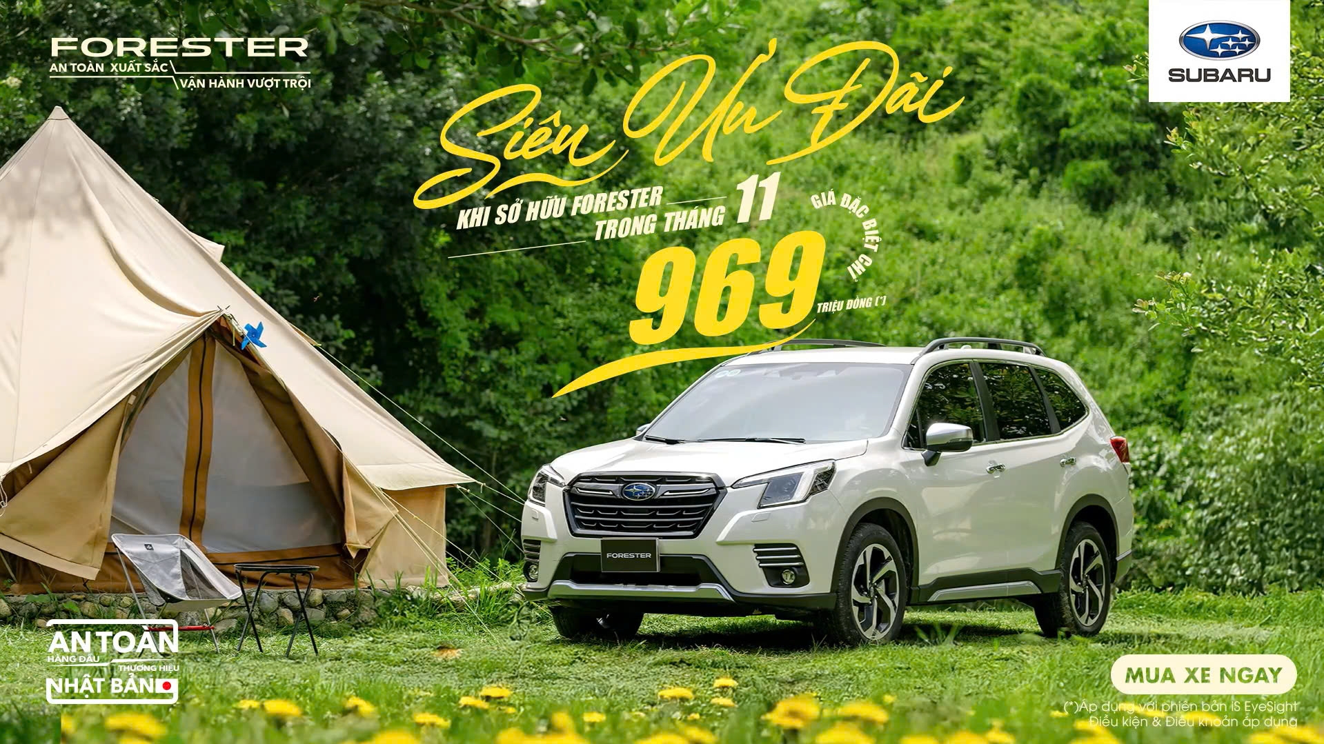 Chương Trình Khuyến Mãi Xe Subaru Forester Tháng 11.2024