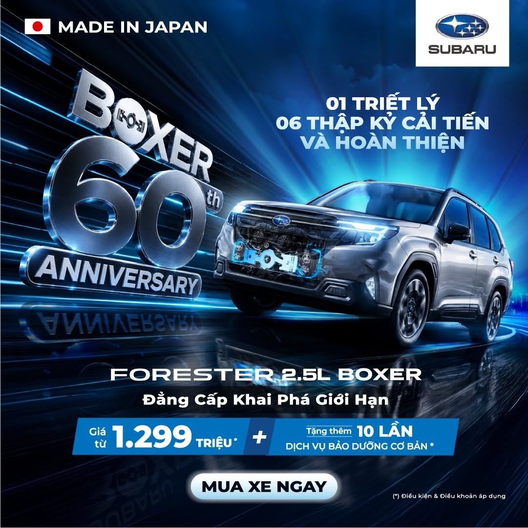 Chương Trình Ưu đãi Mua Xe Subaru Tháng 10.2026