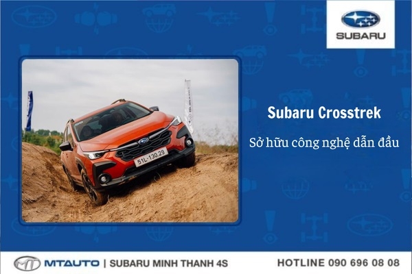 Subaru Crosstrek độc đáo với hệ dẫn động Symmetrical All-Wheel Drive