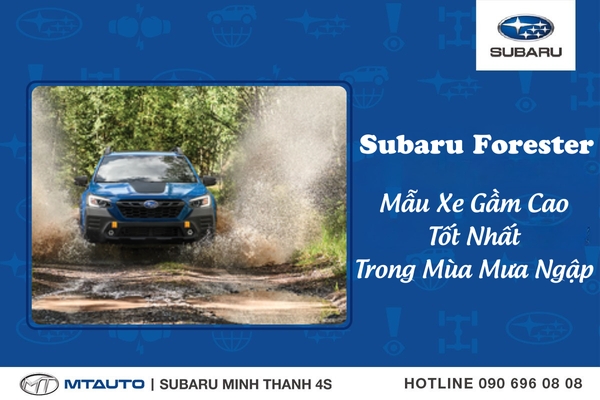 Subaru Forester: Mẫu Xe Gầm Cao Tốt Nhất Trong Mùa Mưa Ngập