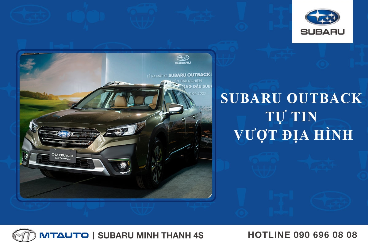 Subaru Outback tự tin vượt địa hình