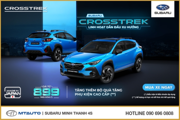 Ưu đãi tháng 06/2026: Cập nhật giá xe Subaru Crosstrek mới nhất