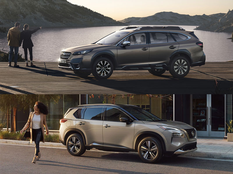 So sánh Subaru Outback và Nissan Rogue