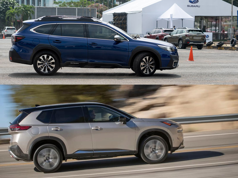So sánh Subaru Outback và Nissan Rogue