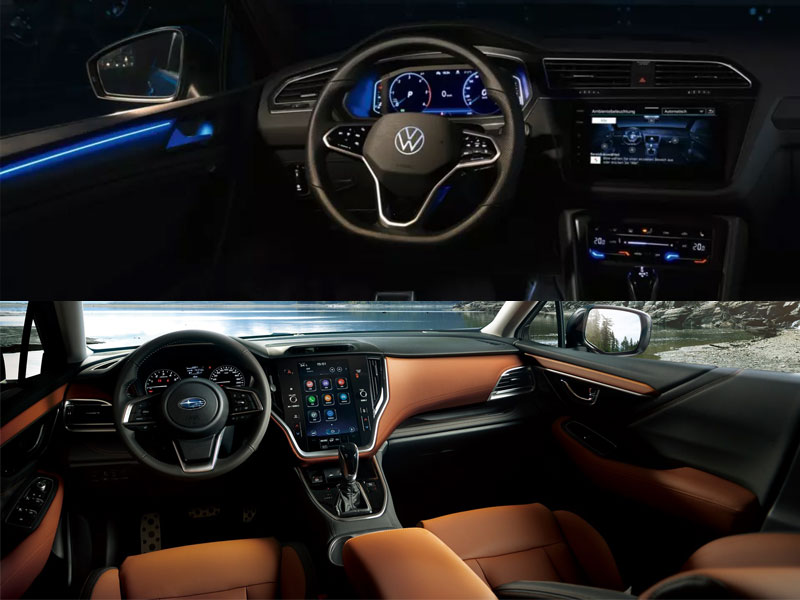 So sánh Subaru Outback và Volkswagen Tiguan